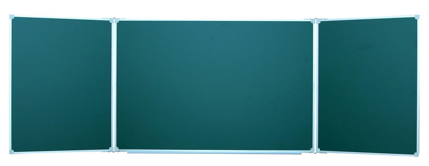 Дошка аудиторна магнітно-крейдова, настінна, на 5-ть робочих поверхонь, АНШАР ГРУП (33813), 4000х1000 мм